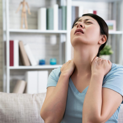 Woman in pain - Tony Pickering case study